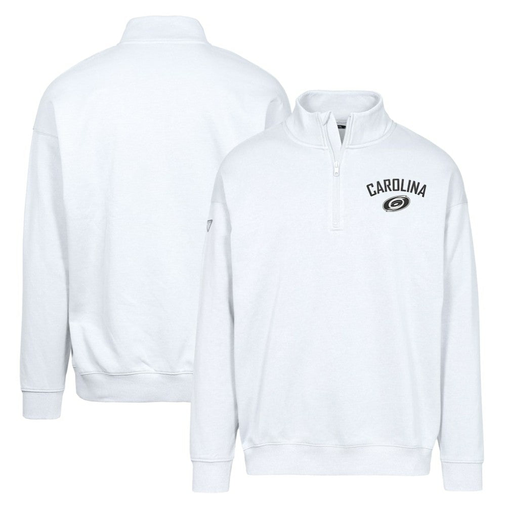 NHL Carolina Hurricanes Levelwear Murray City Capsule Quarter-Zip Sweatshirt - White
