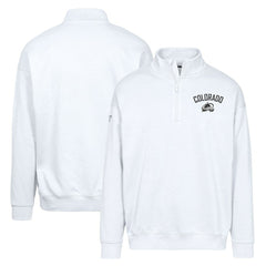 NHL Colorado Avalanche Levelwear Murray City Capsule Quarter-Zip Sweatshirt - White
