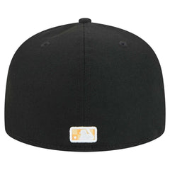 Pittsburgh Pirates New Era Checkered Undervisor 59FIFTY Fitted Hat - Black Hats