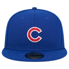 Chicago Cubs New Era Checkered Undervisor 59FIFTY Fitted Hat - Royal Hats
