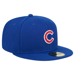 Chicago Cubs New Era Checkered Undervisor 59FIFTY Fitted Hat - Royal Hats