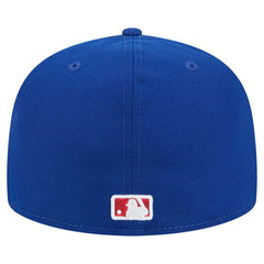 Chicago Cubs New Era Checkered Undervisor 59FIFTY Fitted Hat - Royal Hats