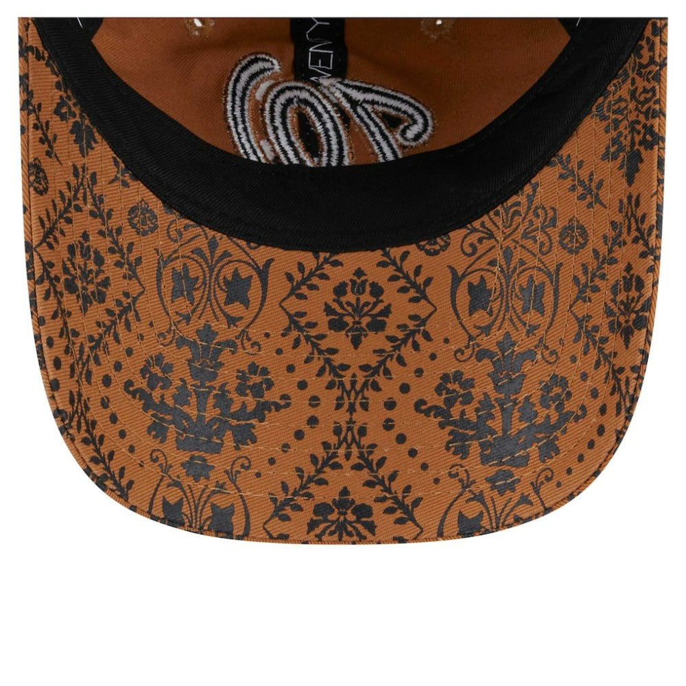 Washington Nationals New Era Women's Vintage Deco 9TWENTY Adjustable Hat - Brown Hats