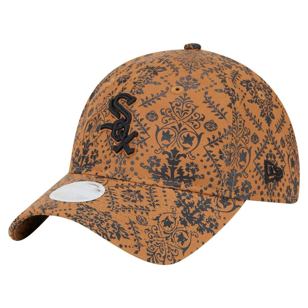 Chicago White Sox New Era Women's Vintage Deco 9TWENTY Adjustable Hat - Brown Hats