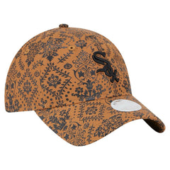 Chicago White Sox New Era Women's Vintage Deco 9TWENTY Adjustable Hat - Brown Hats