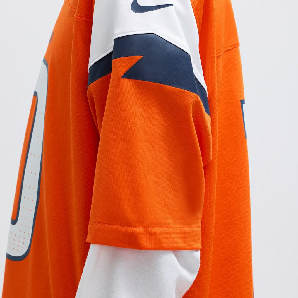Bo Nix Denver Broncos Player Game Jersey Orange