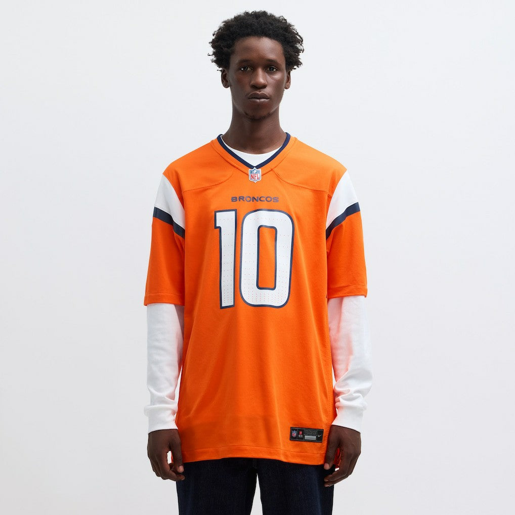 Bo Nix Denver Broncos Player Game Jersey Orange