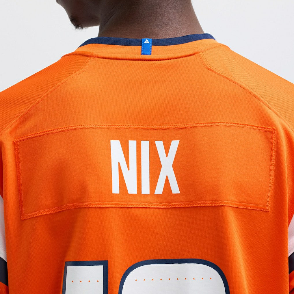 Bo Nix Denver Broncos Player Game Jersey Orange