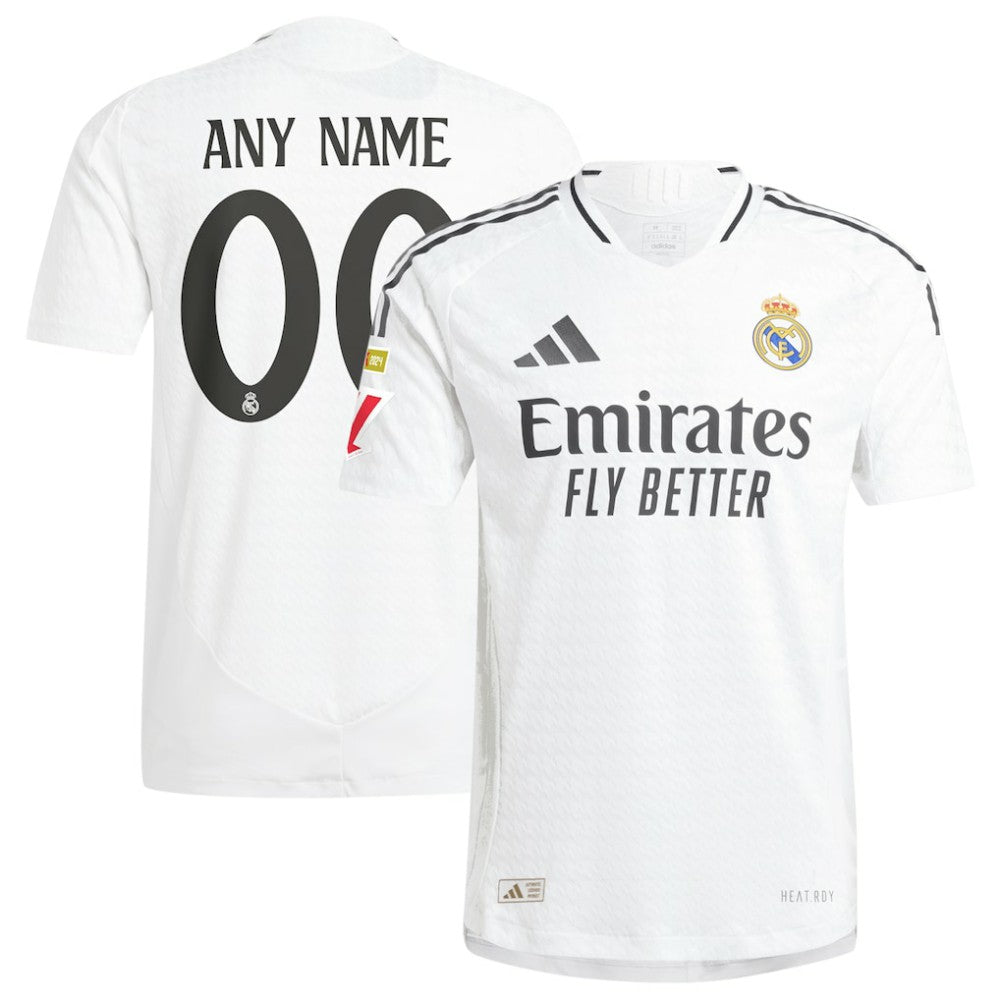 Real Madrid 2024/25 Home Custom Jersey White