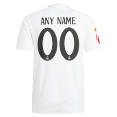 Real Madrid 2024/25 Home Custom Jersey White