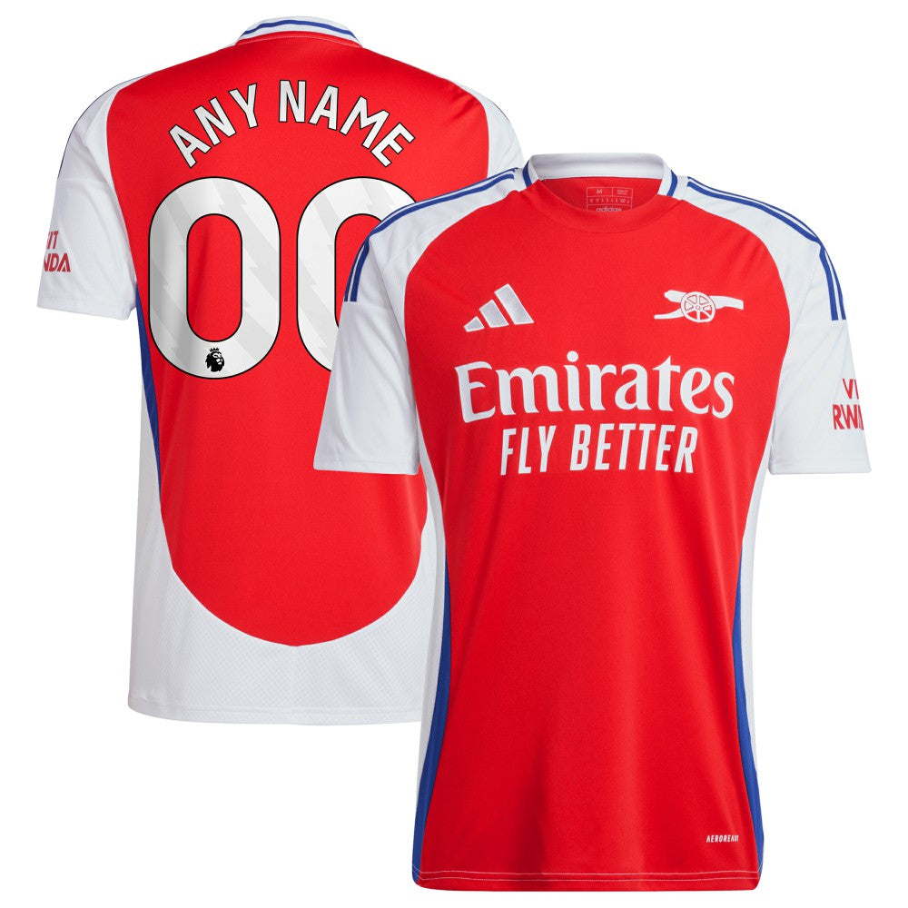 Arsenal 2024/25 Home Replica Custom Jersey – Red