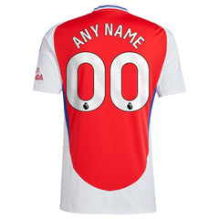 Arsenal 2024/25 Home Replica Custom Jersey – Red