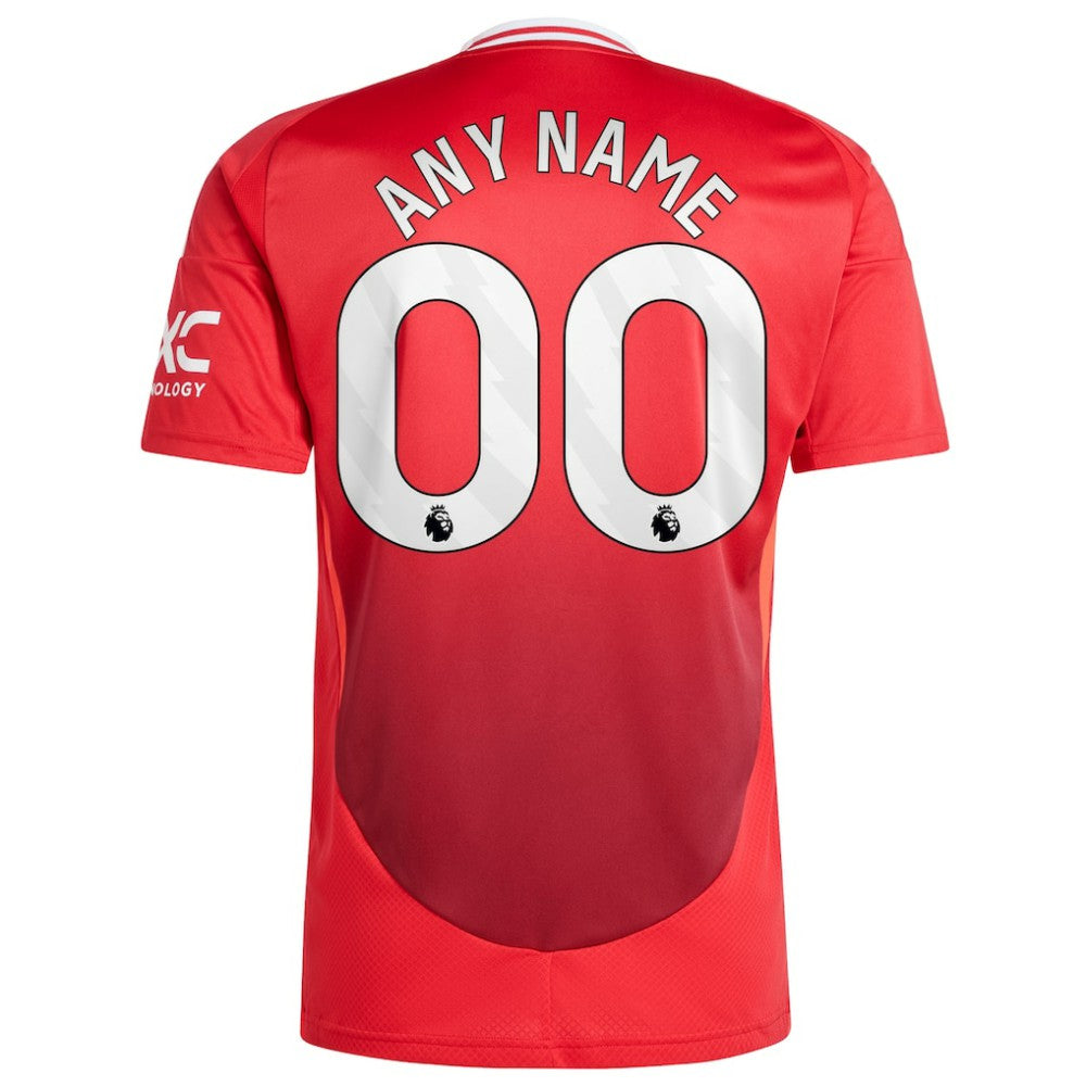 Manchester United 2024/25 Home Replica Custom Jersey Red