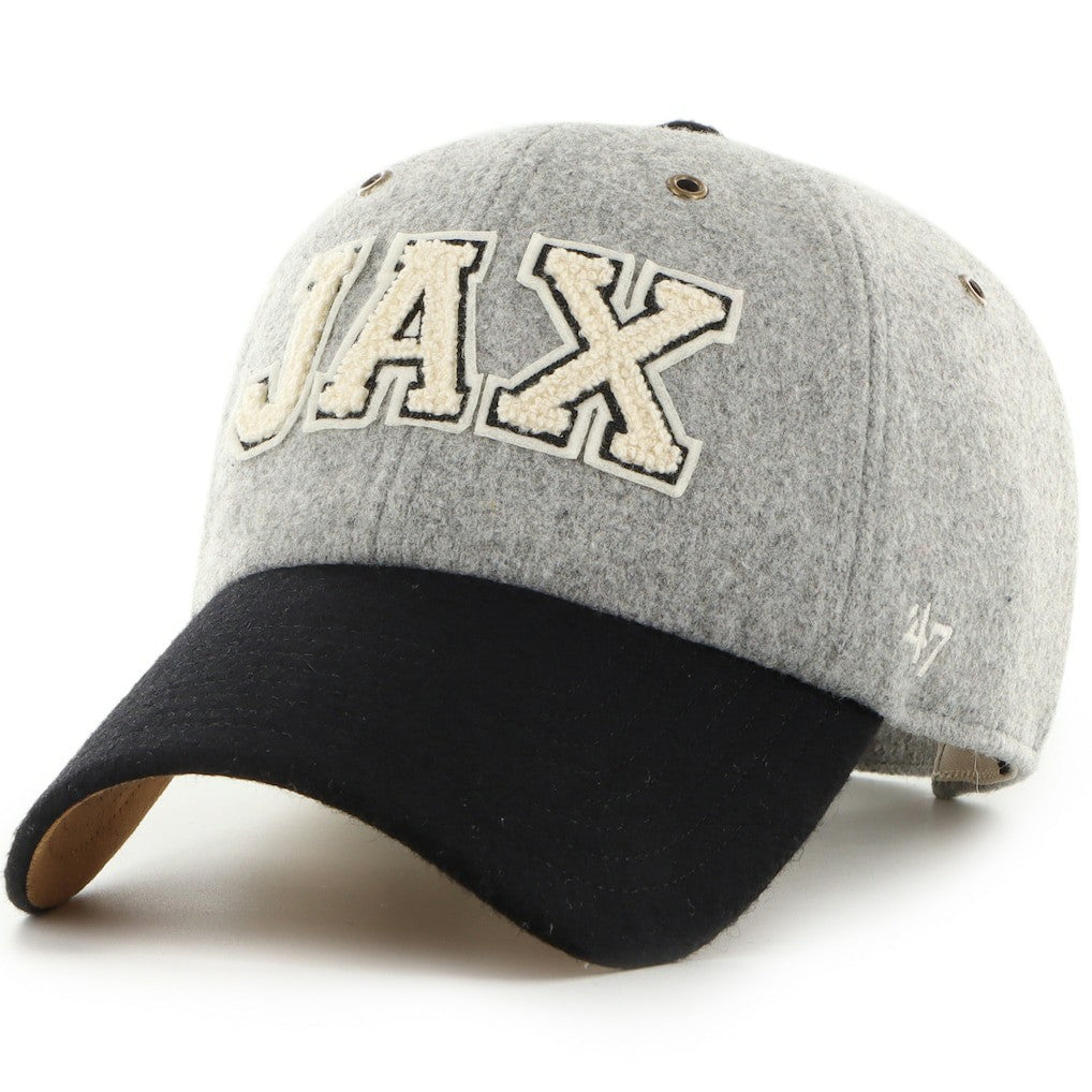 Jacksonville Jaguars Stoney Clover Lane x '47 Unisex Block Clean Up Adjustable Hat Gray/Black