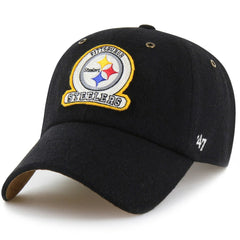 Pittsburgh Steelers Stoney Clover Lane x '47 Unisex Field Goal Clean Up Adjustable Hat Black