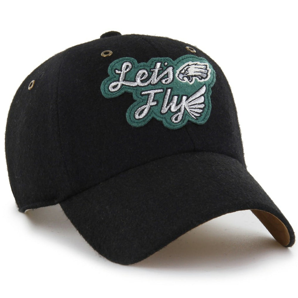 Philadelphia Eagles Stoney Clover Lane x '47 Unisex Field Goal Clean Up Adjustable Hat Black