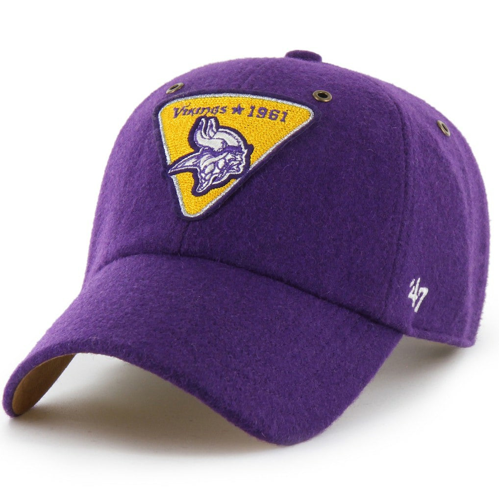 Minnesota Vikings Stoney Clover Lane x '47 Unisex Field Goal Clean Up Adjustable Hat Purple