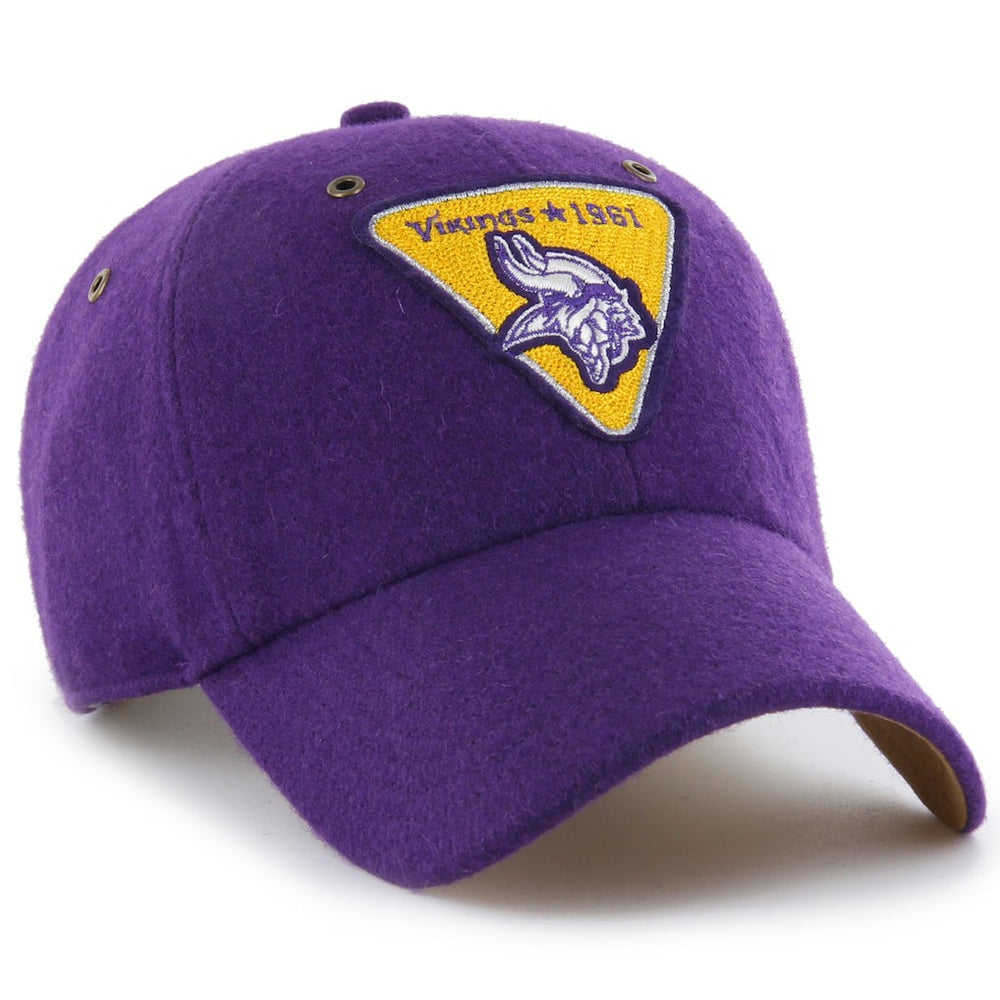 Minnesota Vikings Stoney Clover Lane x '47 Unisex Field Goal Clean Up Adjustable Hat Purple