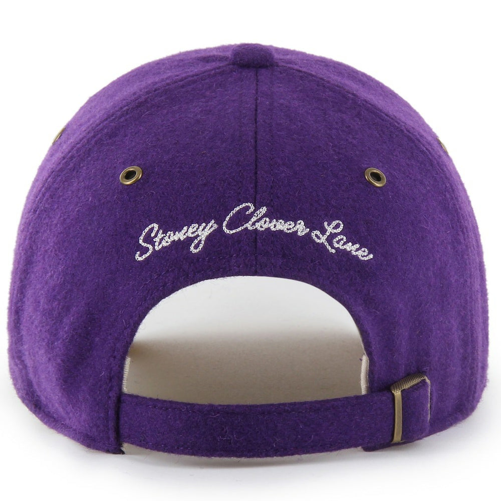 Minnesota Vikings Stoney Clover Lane x '47 Unisex Field Goal Clean Up Adjustable Hat Purple