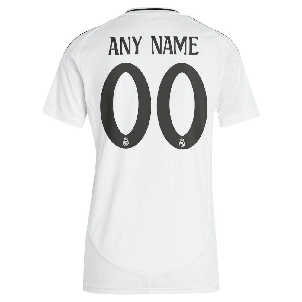 Real Madrid Women's 2024/25 Home Replica Custom Jersey White