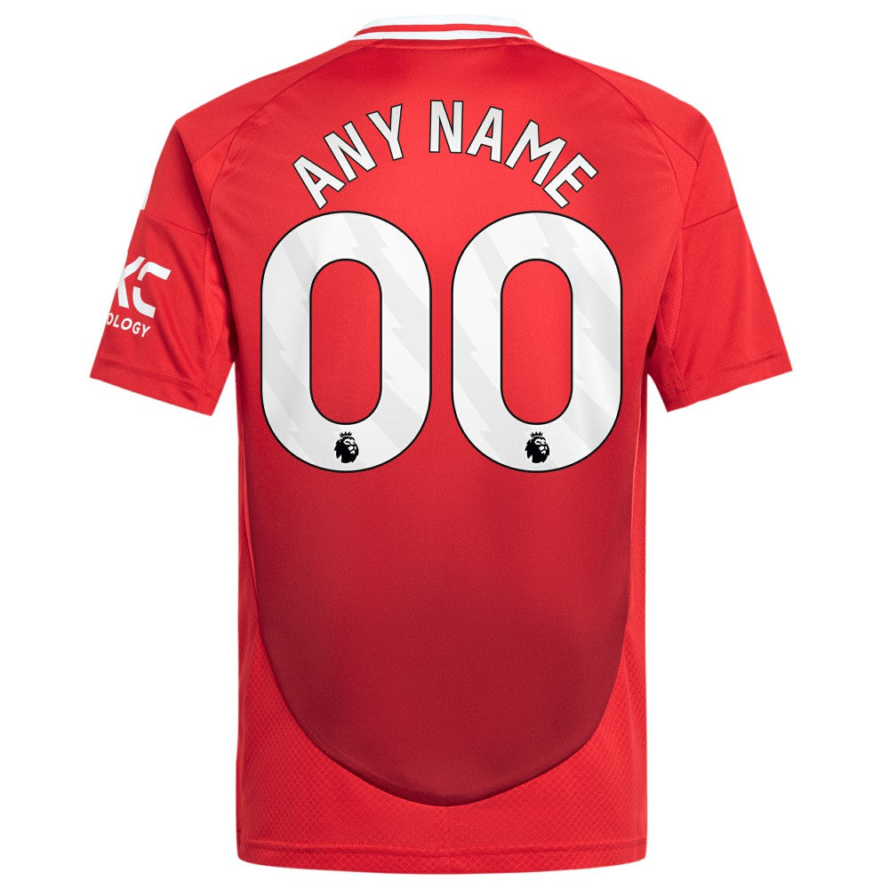 Manchester United Youth 2024/25 Home Replica Custom Jersey Red