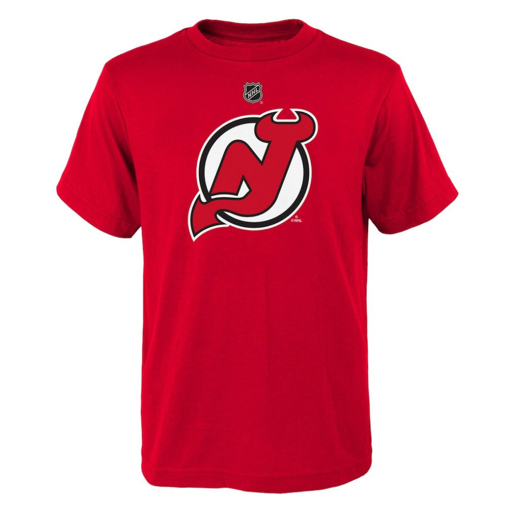 NHL New Jersey Devils Youth Primary Logo T-Shirt - Red