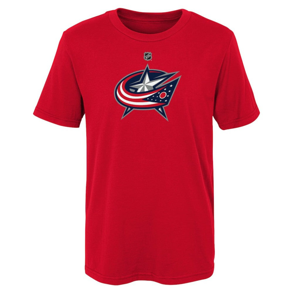 NHL Columbus Blue Jackets Youth Primary Logo T-Shirt - Red