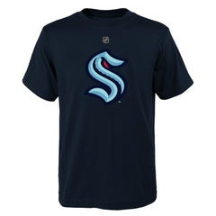 NHL Seattle Kraken Youth Primary Logo T-Shirt - Deep Sea Blue