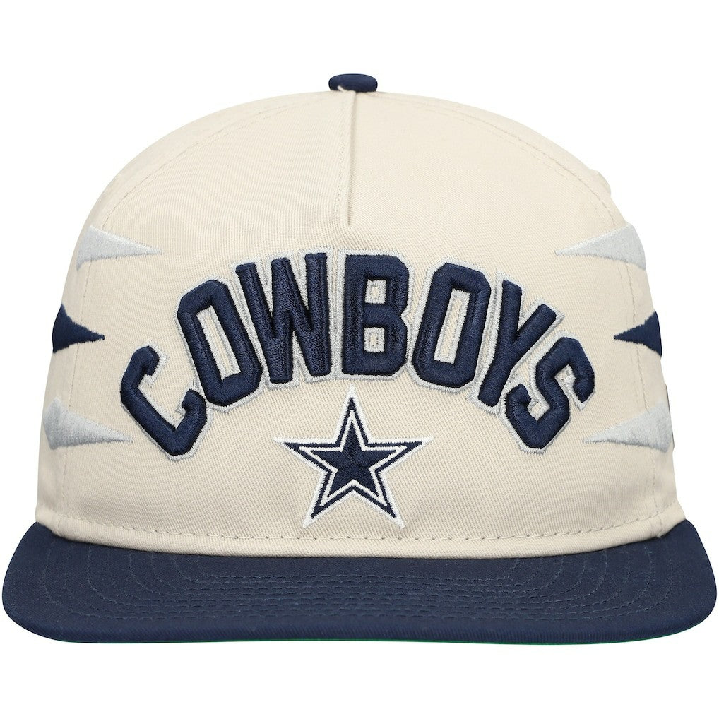 Dallas Cowboys New Era Athletic Golfer Adjustable Hat Stone/Navy