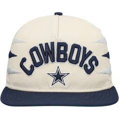 Dallas Cowboys New Era Athletic Golfer Adjustable Hat Stone/Navy