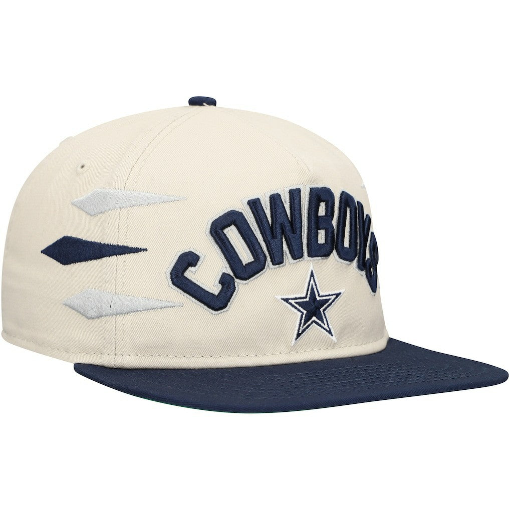 Dallas Cowboys New Era Athletic Golfer Adjustable Hat Stone/Navy