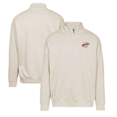 San Diego Padres Levelwear Murray Core Logo Quarter-Zip Pullover Top - Khaki Pullover