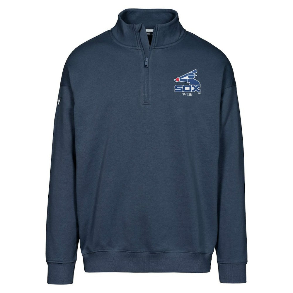 Chicago White Sox Levelwear Murray Core Logo Quarter-Zip Pullover Top - Navy Pullover