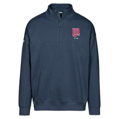 Minnesota Twins Levelwear Murray Core Logo Quarter-Zip Pullover Top - Navy Pullover