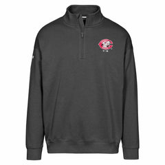 Cincinnati Reds Levelwear Murray Core Logo Quarter-Zip Pullover Top - Black Pullover