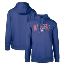Texas Rangers Levelwear Cooperstown Collection Podium Retro Spellout Pullover Hoodie - Royal Hoodies