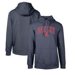 Boston Red Sox Levelwear Cooperstown Collection Podium Retro Spellout Pullover Hoodie - Navy Hoodies