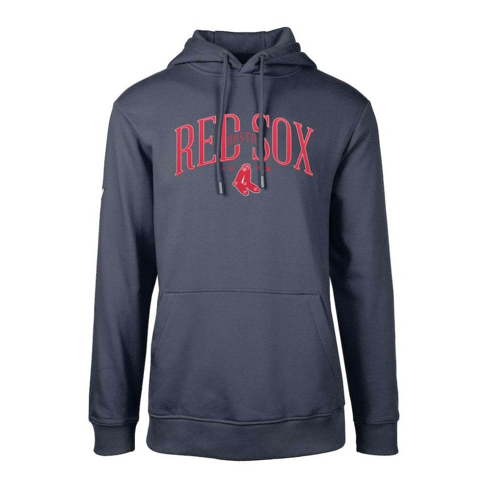 Boston Red Sox Levelwear Cooperstown Collection Podium Retro Spellout Pullover Hoodie - Navy Hoodies