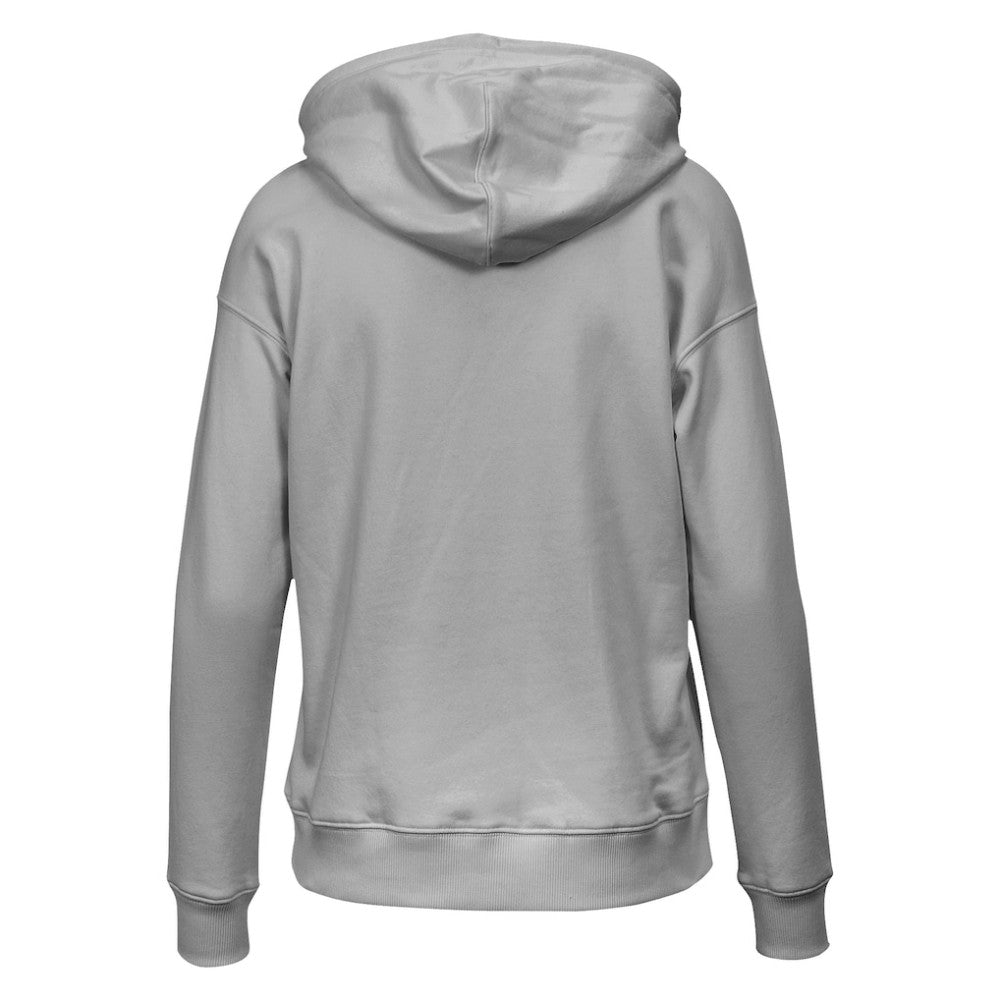 New York Yankees Levelwear Women's Adorn Cooperstown Collection Retro Spellout Pullover Hoodie - Gray Hoodies
