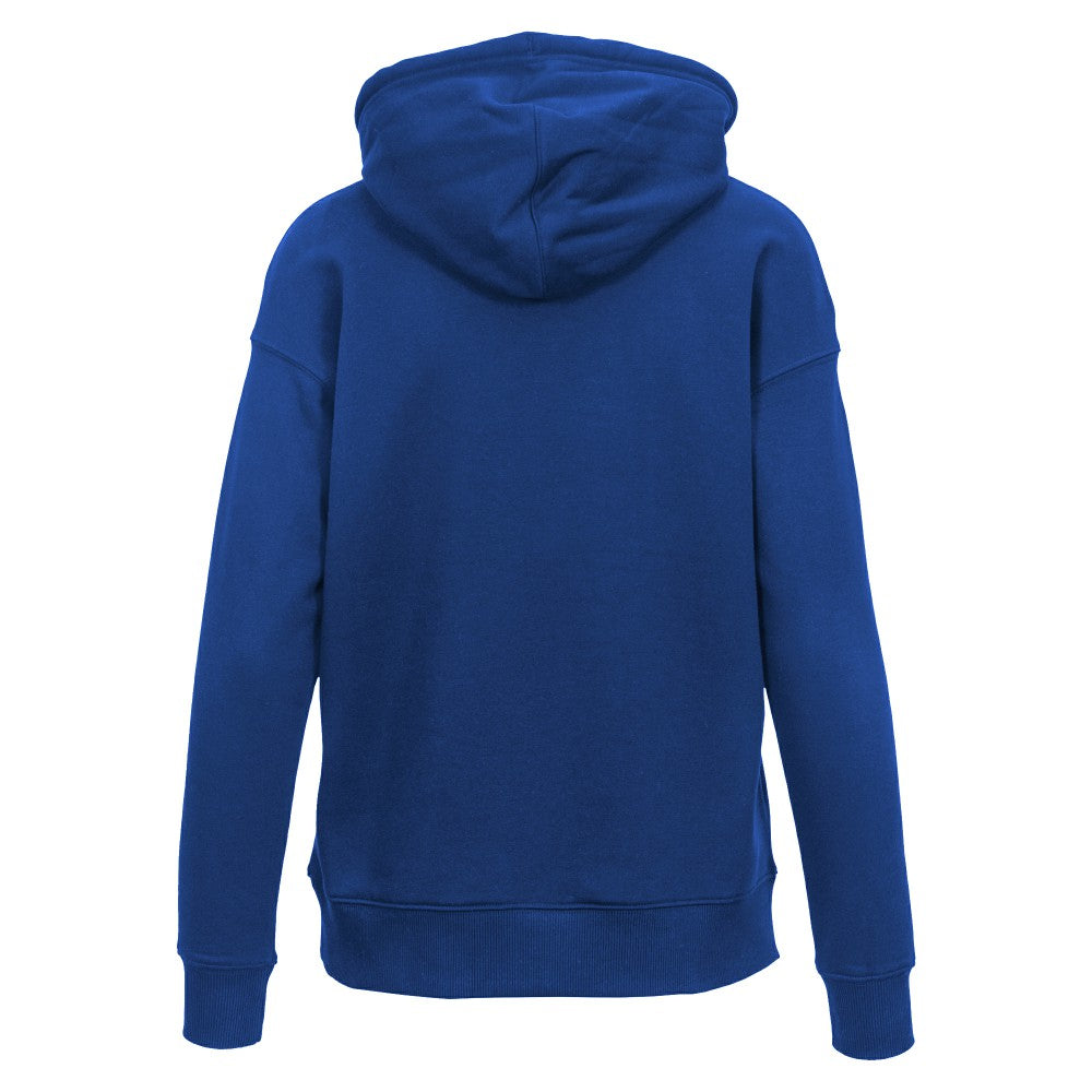 Kansas City Royals Levelwear Women's Adorn Cooperstown Collection Retro Spellout Pullover Hoodie - Royal Hoodies