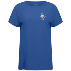 Texas Rangers Levelwear Women's Influx Cooperstown Core Logo T-Shirt - Royal T-shirts