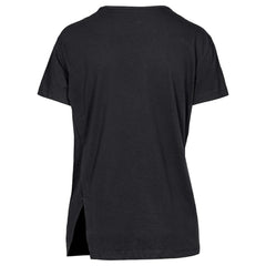 Pittsburgh Pirates Levelwear Women's Influx Cooperstown Core Logo T-Shirt - Black T-shirts