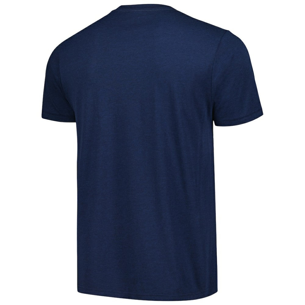 Seattle Mariners Homage Hand-Drawn Logo Tri-Blend T-Shirt - Navy T-shirts