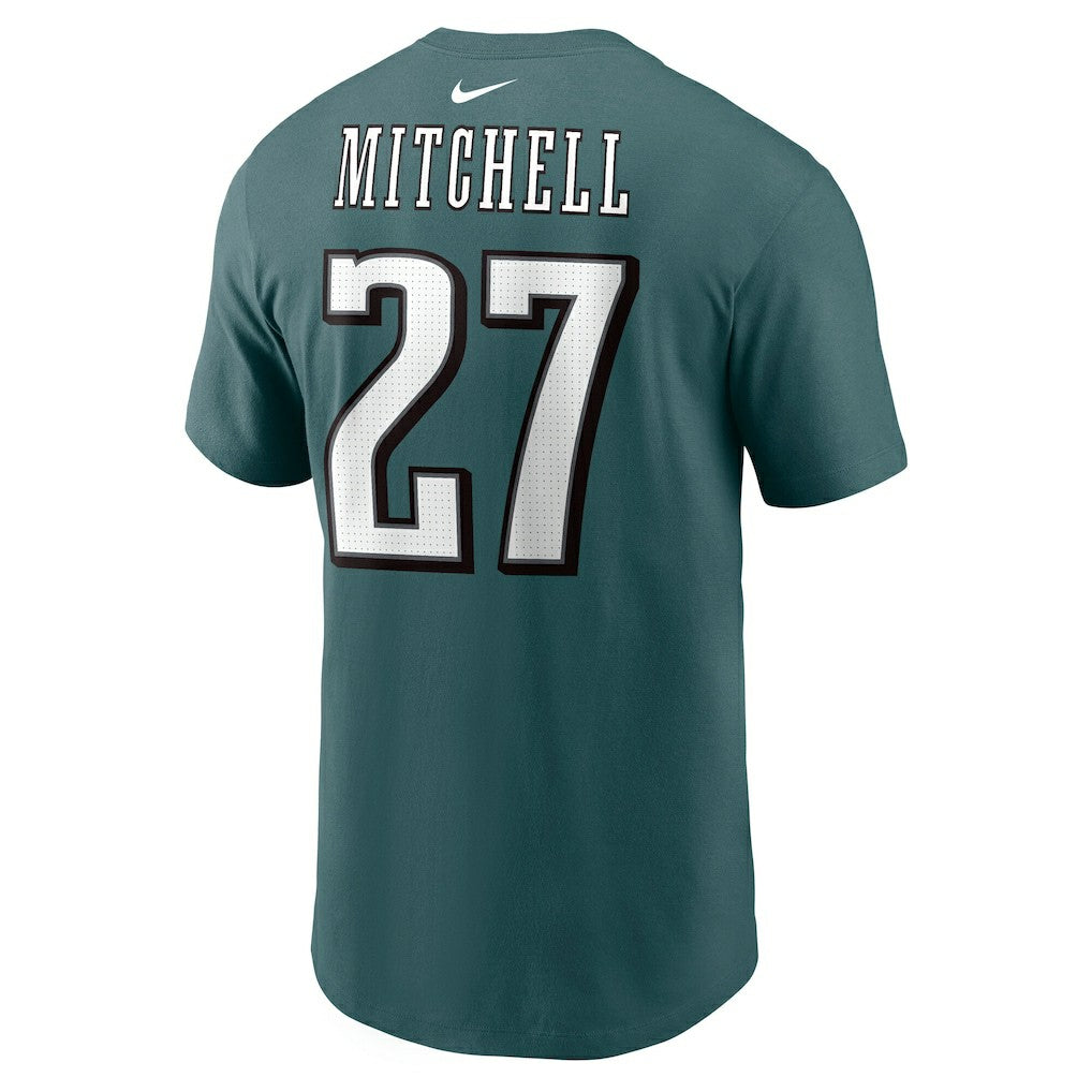 Quinyon Mitchell Philadelphia Eagles Name & Number T-Shirt Green