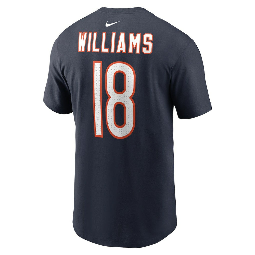 Caleb Williams Chicago Bears Name & Number T-Shirt Navy