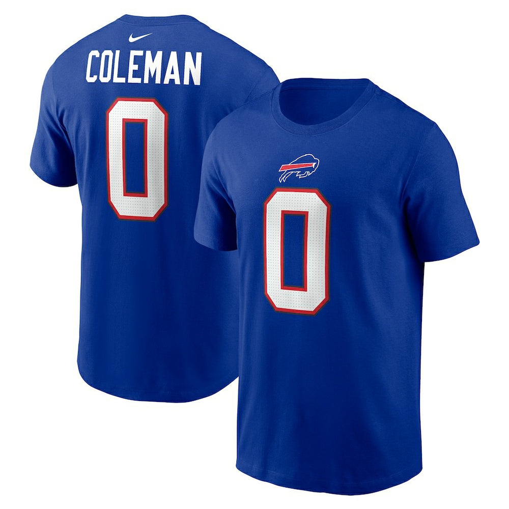 Keon Coleman Buffalo Bills Name & Number T-Shirt Royal