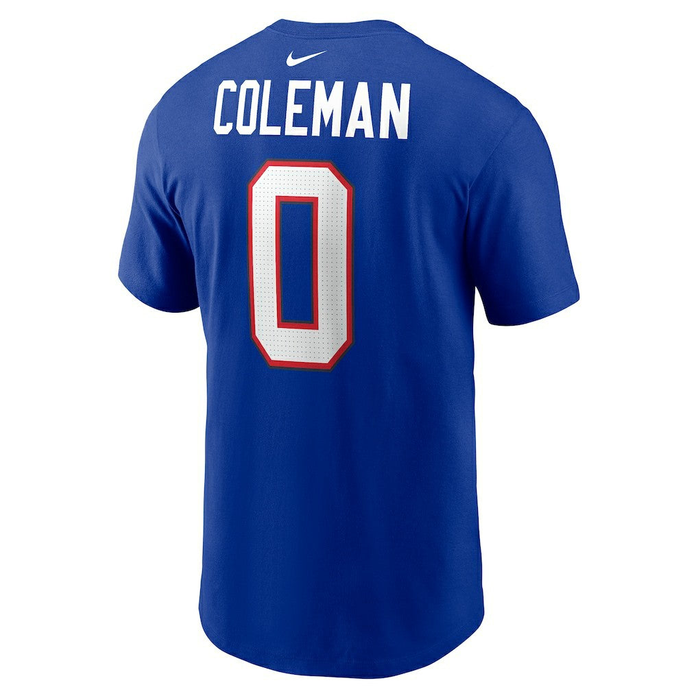 Keon Coleman Buffalo Bills Name & Number T-Shirt Royal