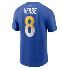 Jared Verse Los Angeles Rams Name & Number T-Shirt Royal