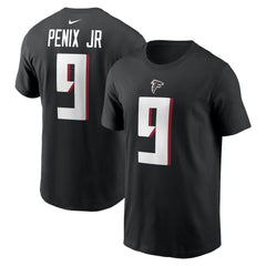 Michael Penix Jr. Atlanta Falcons Name & Number T-Shirt Black