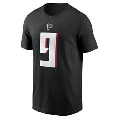 Michael Penix Jr. Atlanta Falcons Name & Number T-Shirt Black